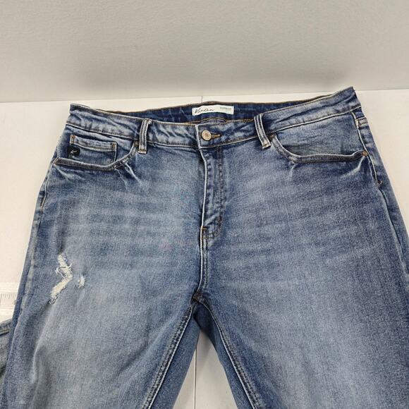 Kancan Vintage High Rise Medium Tint Boyfriend Jean 31 womens 5786 - Picture 2 of 11